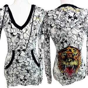 Vintage Ed Hardy Love Kills Slowly Size:XS